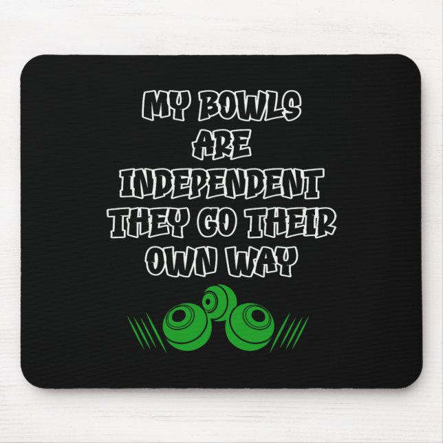Bowling Bowls  Mouse Pad (Front)