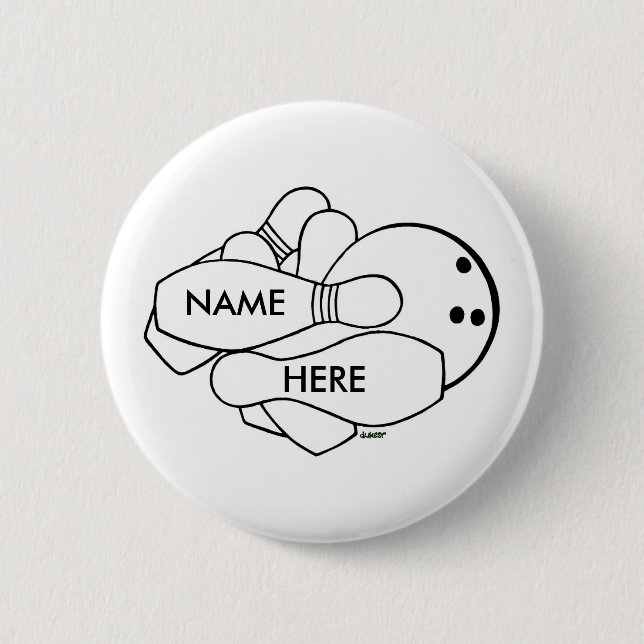 BOWLING BUTTON (CUSTOMIZE) (Front)
