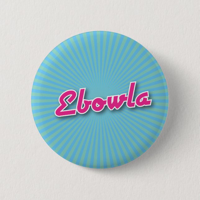 Bowling Button: Ebowla 2 Inch Round Button (Front)