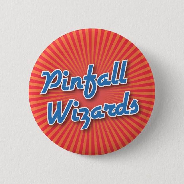 Bowling Button: Pinfall Wizards 2 Inch Round Button (Front)