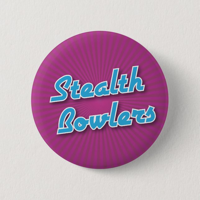 Bowling Button: Stealth Bowlers 2 Inch Round Button (Front)