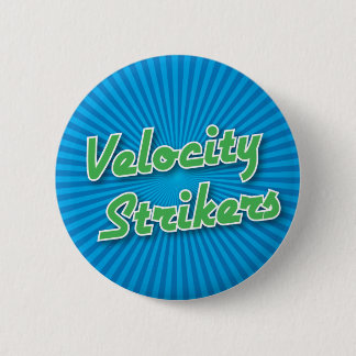 Bowling Button: Velocity Strikers 2 Inch Round Button