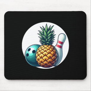 Bowling Byll And Pineapples - Pineapple Bowling Mouse Pad
