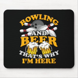 Bowling Byll Bowler Bowl Team Strike  Mouse Pad