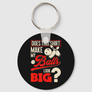 Bowling Bylls - Funny Bowler Gift Keychain