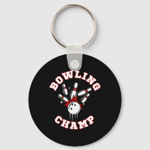 Bowling Champ Champion  Keychain