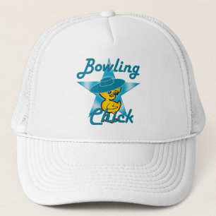 Bowling Chick #7 Trucker Hat