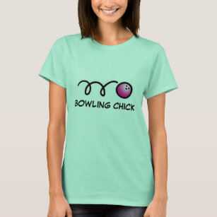 Bowling chick t shirt