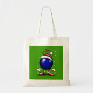 Bowling Christmas Tote Bag