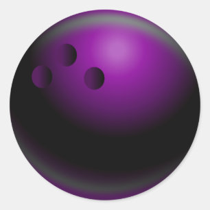 Bowling Classic Round Sticker