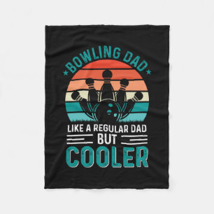 Bowling Dad Fleece Blanket