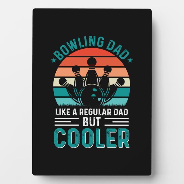 Bowling Dad Plaque (Front)