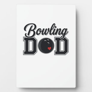 Bowling Dad Vintage Engraving Shirt Design_1 Plaque