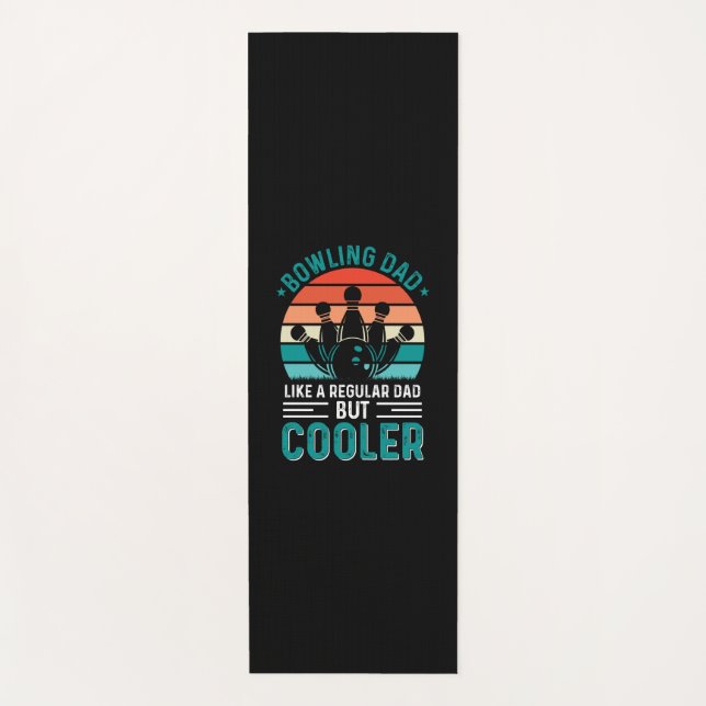 Bowling Dad Yoga Mat (Front)