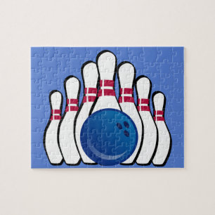Bowling Design Jigsaw Puzzle Puzzle