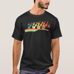 Bowling Duckpin  Vintage Retro T-Shirt