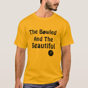 Bowling Et Beaux Bowls De Pelouse Design, Tshirt H