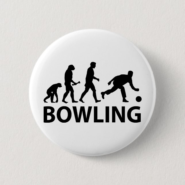 Bowling Evolution 2 Inch Round Button (Front)