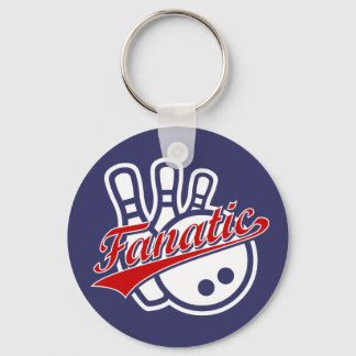 Bowling Fanatic Keychain