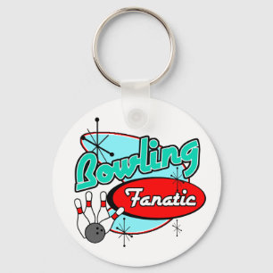 Bowling Fanatic Keychain