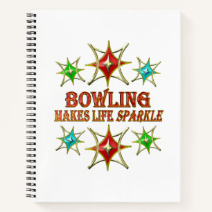 BOWLING FANCY STARS NOTEBOOK
