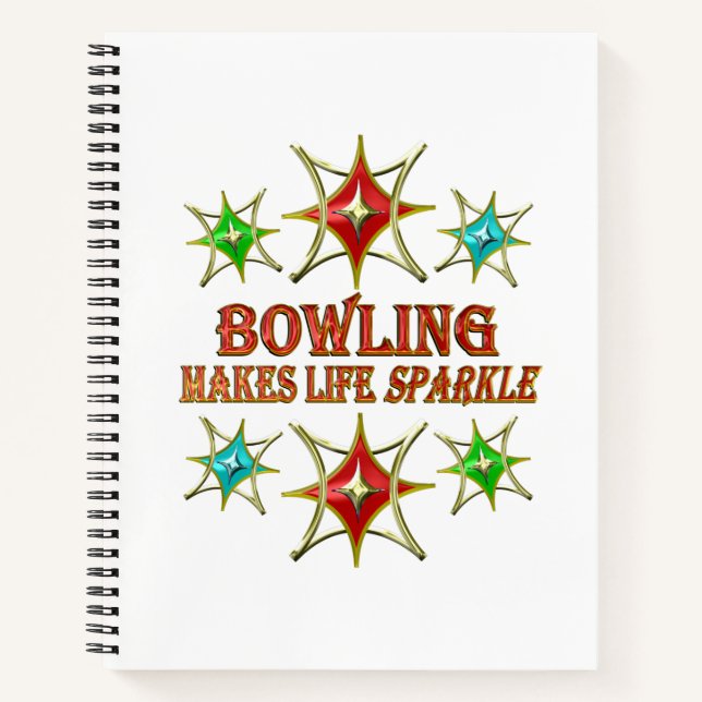 BOWLING FANCY STARS NOTEBOOK (Front)