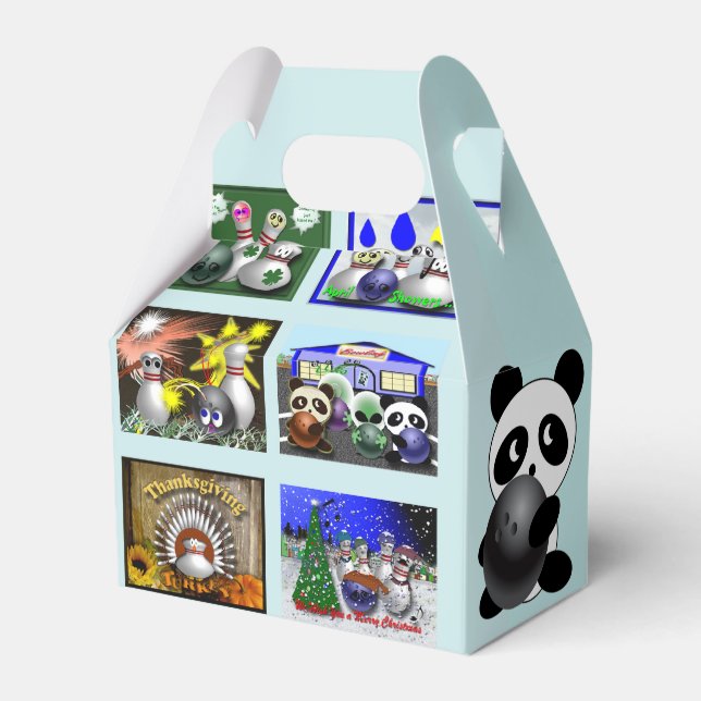 Bowling Favor Box (Front Side)