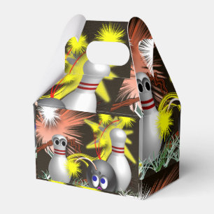 Bowling fireworks celebration favor box