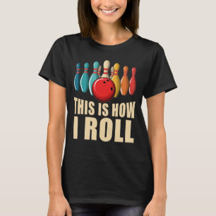 Bowling Fun Strike Lover Retro T-Shirt