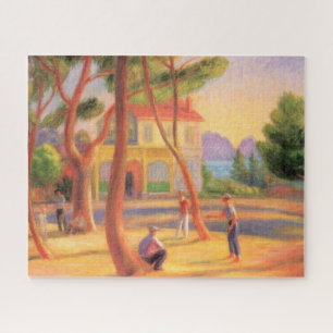 Bowling Game at La Ciotat in the South of France Jigsaw Puzzle
