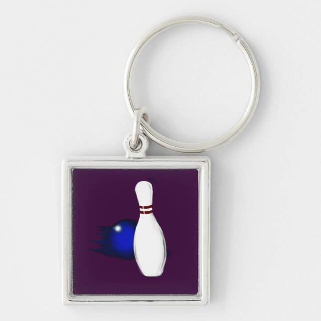 BOWLING Gear for Bowlers Collection Key-Chain Keychain (Front)