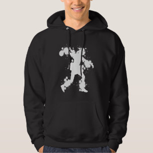 Bowling Girl Ball Pin Bowler Strike Bowling Team B Hoodie