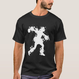 Bowling Girl Ball Pin Bowler Strike Bowling Team B T-Shirt