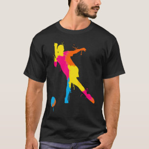Bowling Girl Ball Pin Bowler Strike Team Bowling A T-Shirt