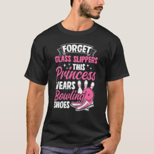 Bowling Girl Princess Pin Bowler Strike Bowling Fa T-Shirt
