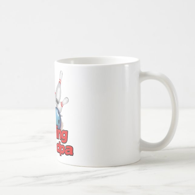 Bowling Grandpa strike).png Coffee Mug (Right)
