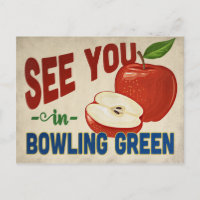 Bowling Green Kentucky Apple - Vintage Travel