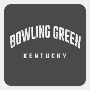 Bowling Green Kentucky KY Square Sticker