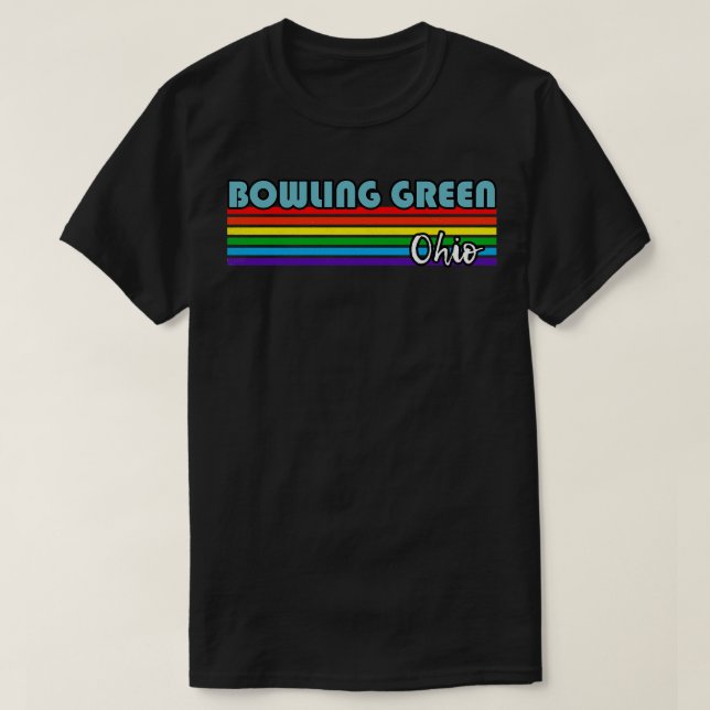 Bowling Green Ohio Pride  Bowling Green LGBT Gift  T-Shirt (Design Front)
