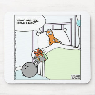 Bowling Hospital Funny Tees Cards Mugs Gifts Mouse Pad