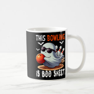 Bowling Is Boo Sheet Halloween Costume Player Team Coffee Mug
