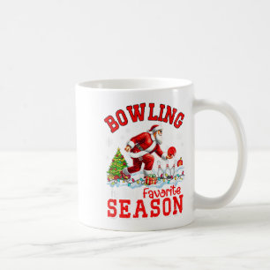 Bowling Is Favourite Season Costume Player Christm Coffee Mug