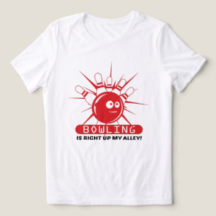Bowling Is Right Up My Alley Fun and Quirky Gifts  Tri-Blend Shirt