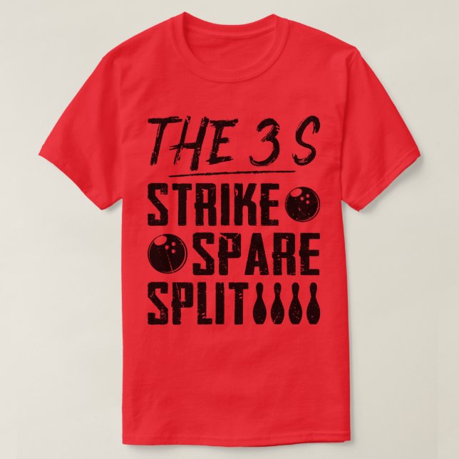 Bowling Jersey for Bowler T-Shirt (Design Front)