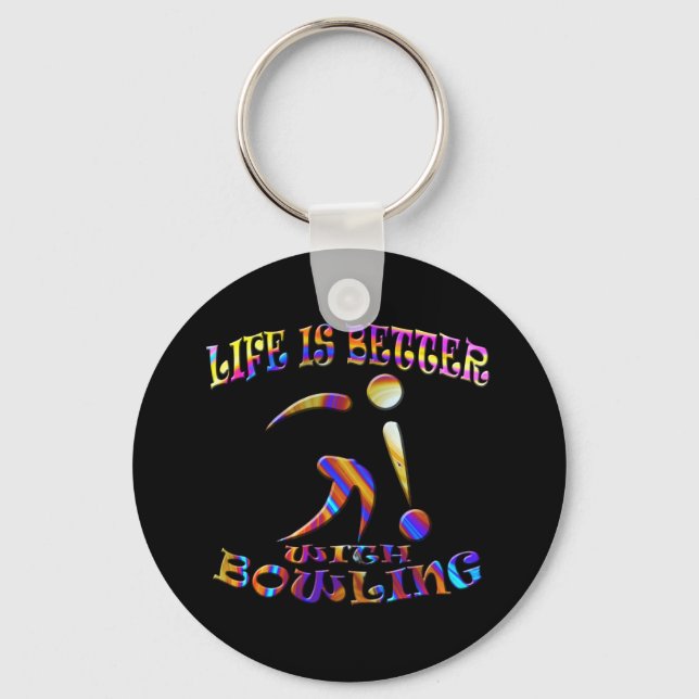 Bowling Keychain (Front)