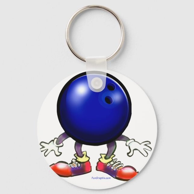 Bowling Keychain (Front)