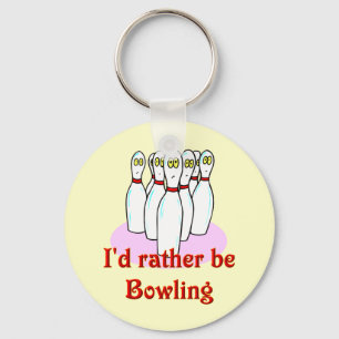 bowling keyring