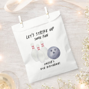 Bowling Kids Birthday Party Favour Bag