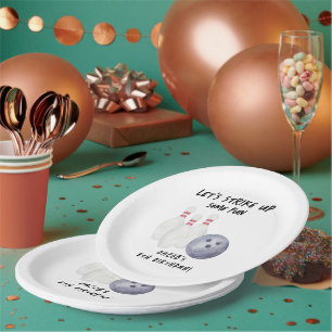 Bowling Kids Birthday Party Paper Plate