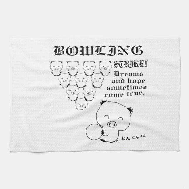 Bowling Kitchen Towel (Horizontal)